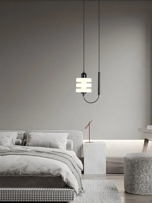 lustre en verre minimaliste pour éclairage intérieur moderne - vue 4 sur 7