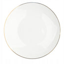 Assiette plate céramique motif cloche bordure 26cm