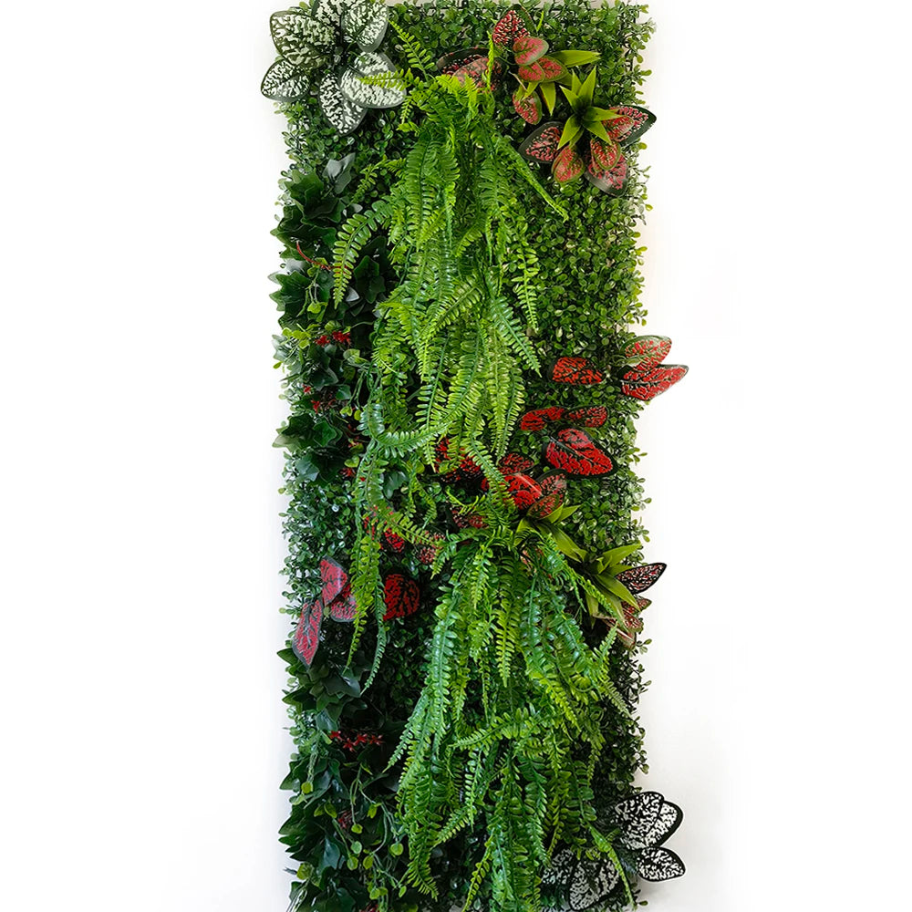 décoration murale artificielle herbe chlorophytum pour jardin et événements - vue 24 sur 23