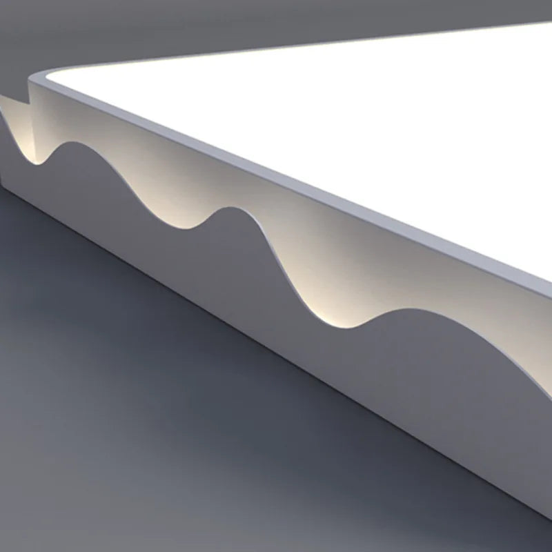 Modern minimalist ceiling light with integrated decorative tube design - vue 5 sur 9