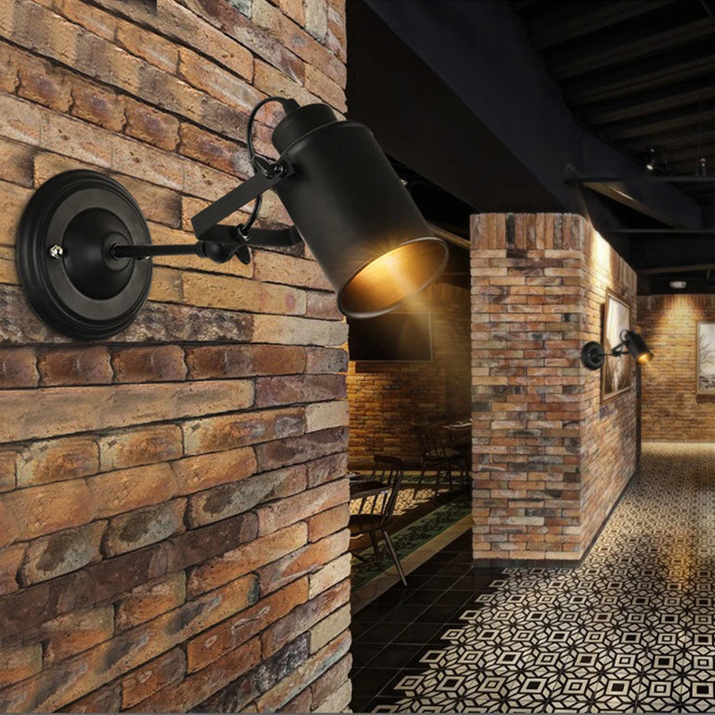 Spot plafond rétro intérieur ajustable style industriel
