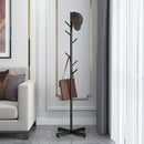 Multifunctional Floor Coat Rack, Hat Hanger, Tree Style, Freestanding Handbag Organizer, Luxury Storage Stand, 7 Hooks