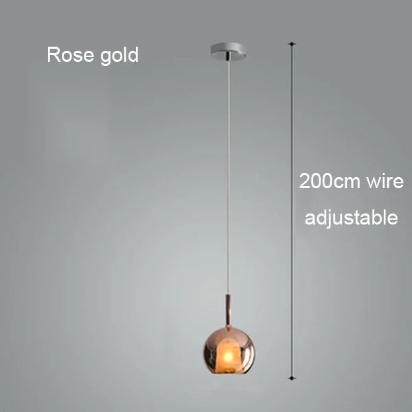lustre moderne abat-jour en verre pour décoration intérieure - vue 13 sur 15