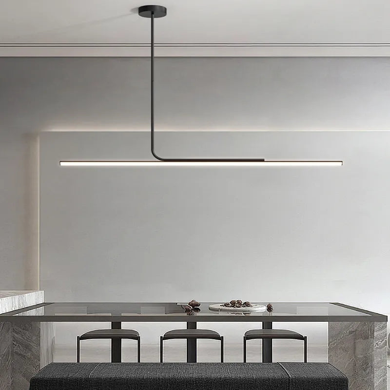 Lustre LED Moderne Simple Nordique Lumière De Luxe - vue 3 sur 10