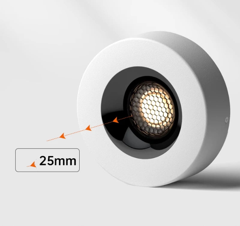 Surface Monté LED Downlight 9W Cob Plafonniers LED Spots Plafonniers Éclairage BLANC - vue 5 sur 9