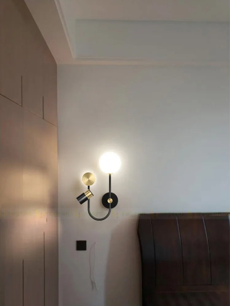 applique murale spot led en métal pour intérieur décoratif - vue 5 sur 13