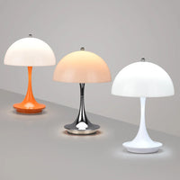 Colourful transparent lampshade LED table lamp for bedroom or restaurant