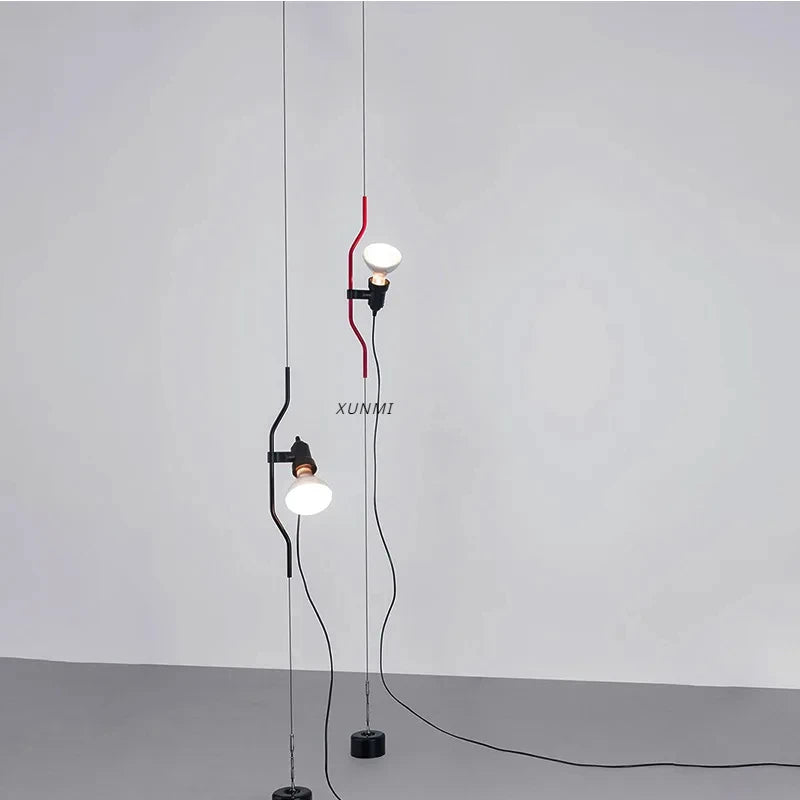lustre sur pied minimaliste italien à hauteur réglable décoratif