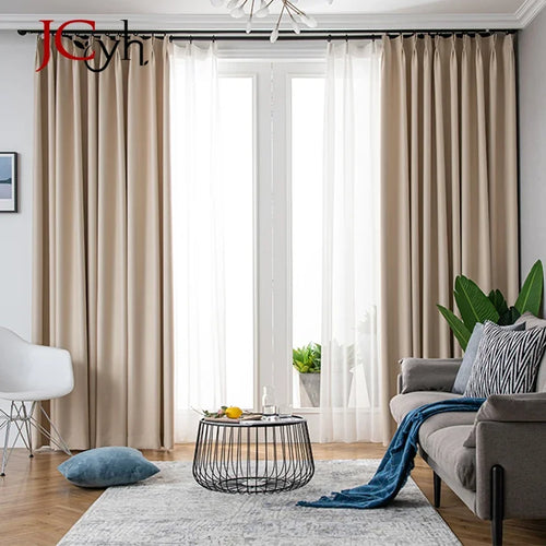 Rideau occultant moderne long pour chambre salon fenêtre