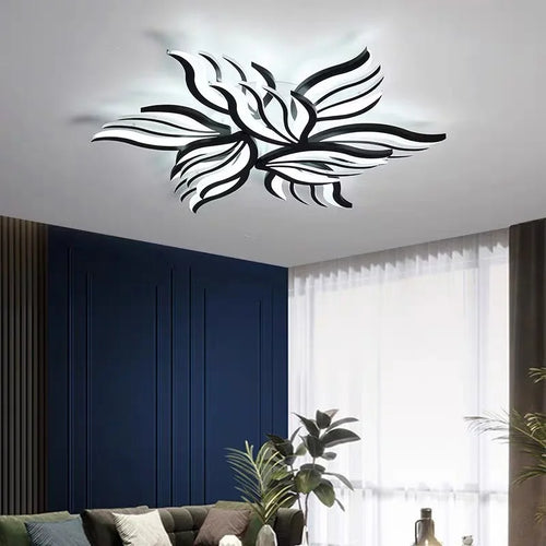 Plafond moderne à LEDs lampe chambre panneau plafonnier RC-dimmable luminaires salon éclairage intérieur salle à manger chambre cuisine - vue 3 sur 18
