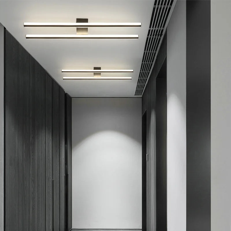 Minimalist nordic style LED wall light for indoor use - vue 4 sur 9