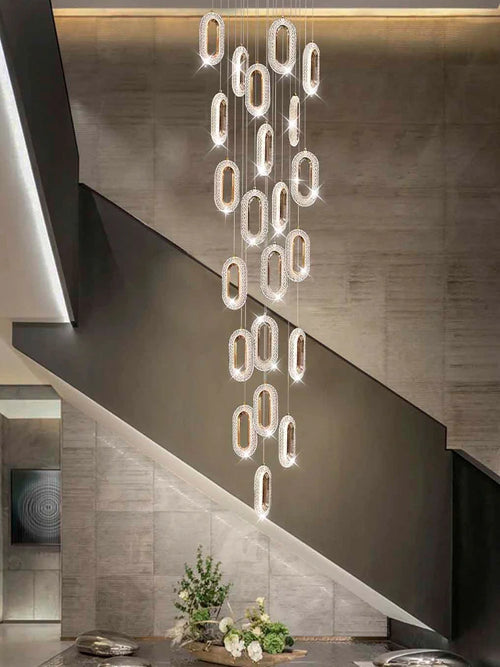 lustres elliptiques modernes pour un éclairage intérieur élégant