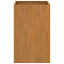 Rusty planter 52x48x75 cm corten Steel, Artefact balcony garden vegetable garden vegetable plantation box outdoor terrace garden flower Pot