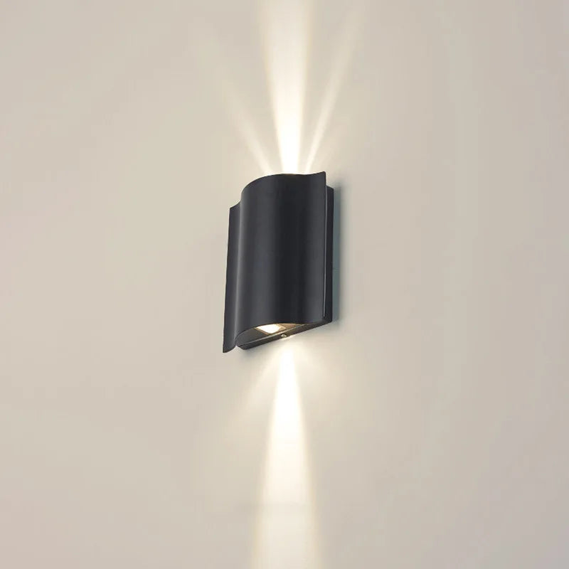 applique murale led étanche pour jardin et balcon en aluminium - vue 5 sur 9