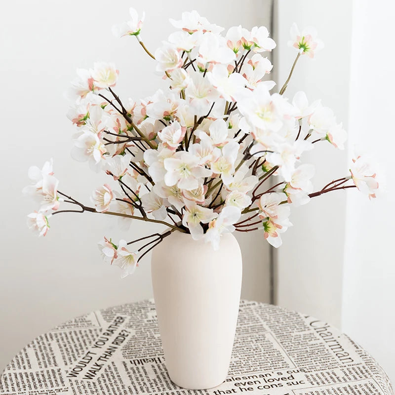 lot de 3 fleurs artificielles en soie pour mariage et décoration intérieure - vue 4 sur 8