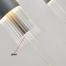 Modern nordic minimalist iron and glass pendant light