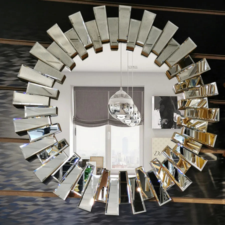 miroirs ronds décoratifs autocollants pour décoration et maquillage - vue 5 sur 7