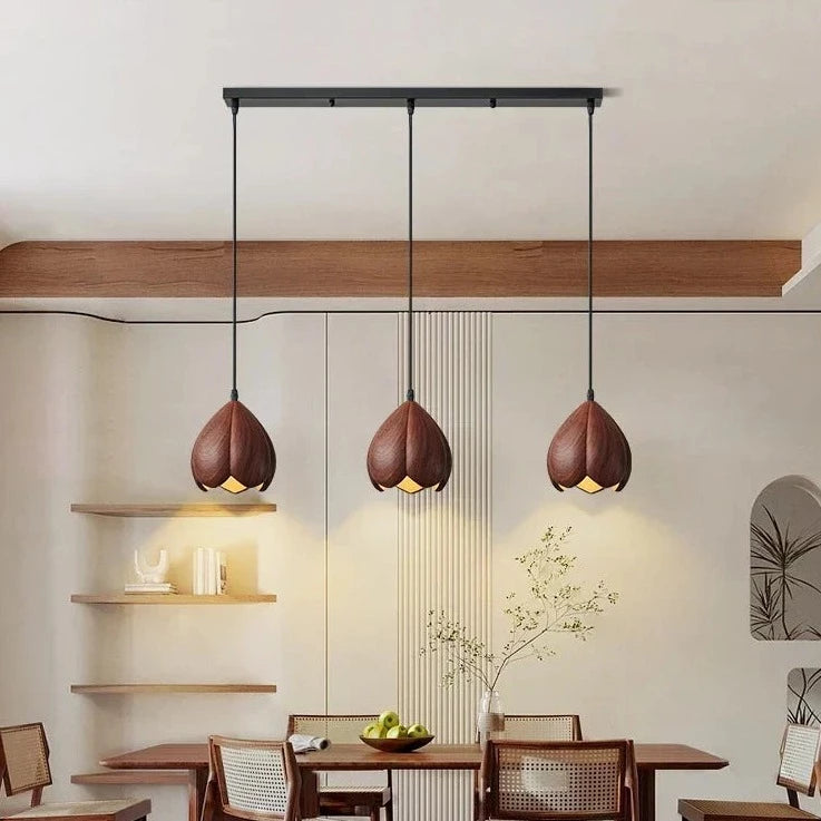 Lampe de chevet en forme de bourgeon de fleur - vue 6 sur 9