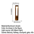 Contemporary outdoor LED lamp for garden and courtyard