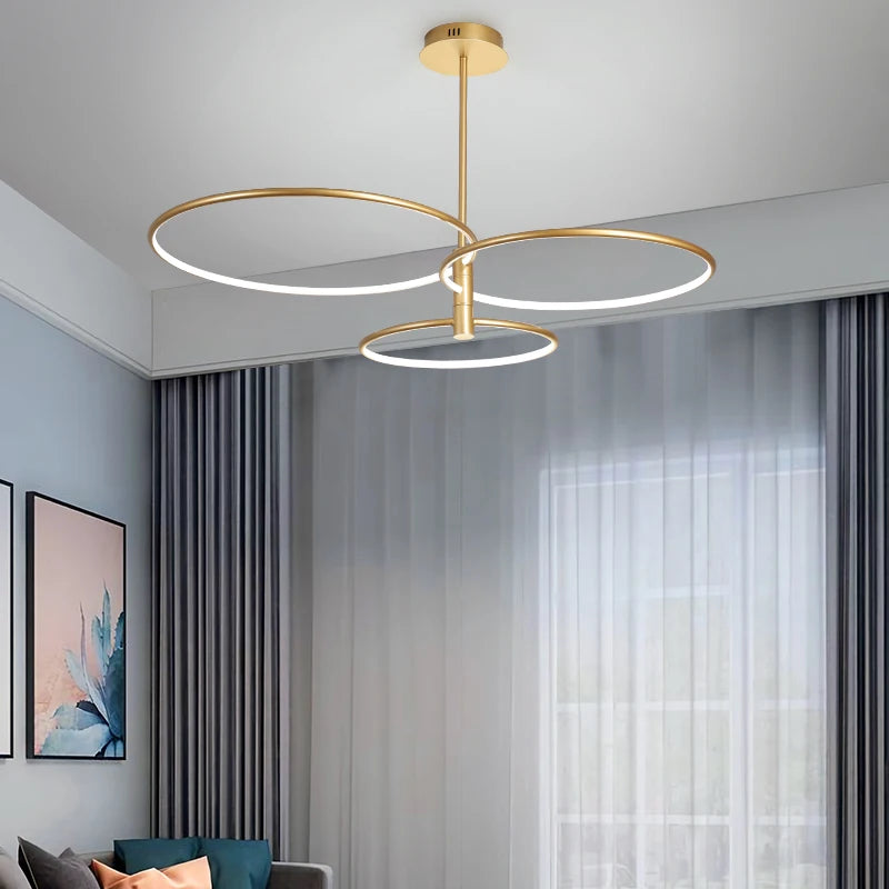 lustre led créatif moderne de luxe pour éclairage intérieur - vue 5 sur 25