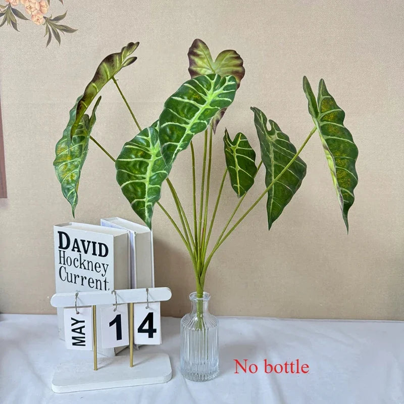 plante artificielle à 9 têtes pour décoration intérieure et extérieure - vue 8 sur 11