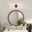 applique murale minimaliste industrielle en verre de cuivre led rétro créative