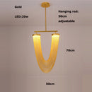 lustre artistique à led design à intensité variable et luminaire suspendu