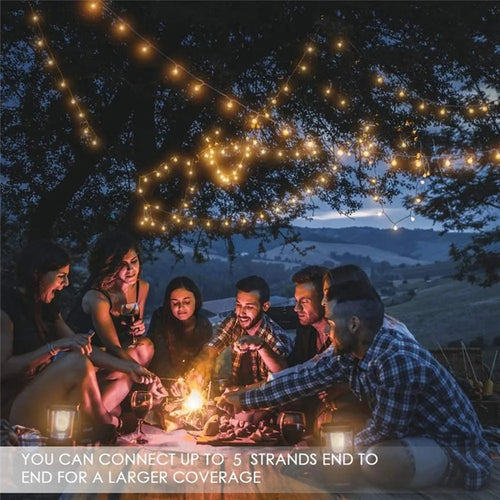 guirlande lumineuse led étanche pour décoration extérieure de jardin Noël - vue 7 sur 8