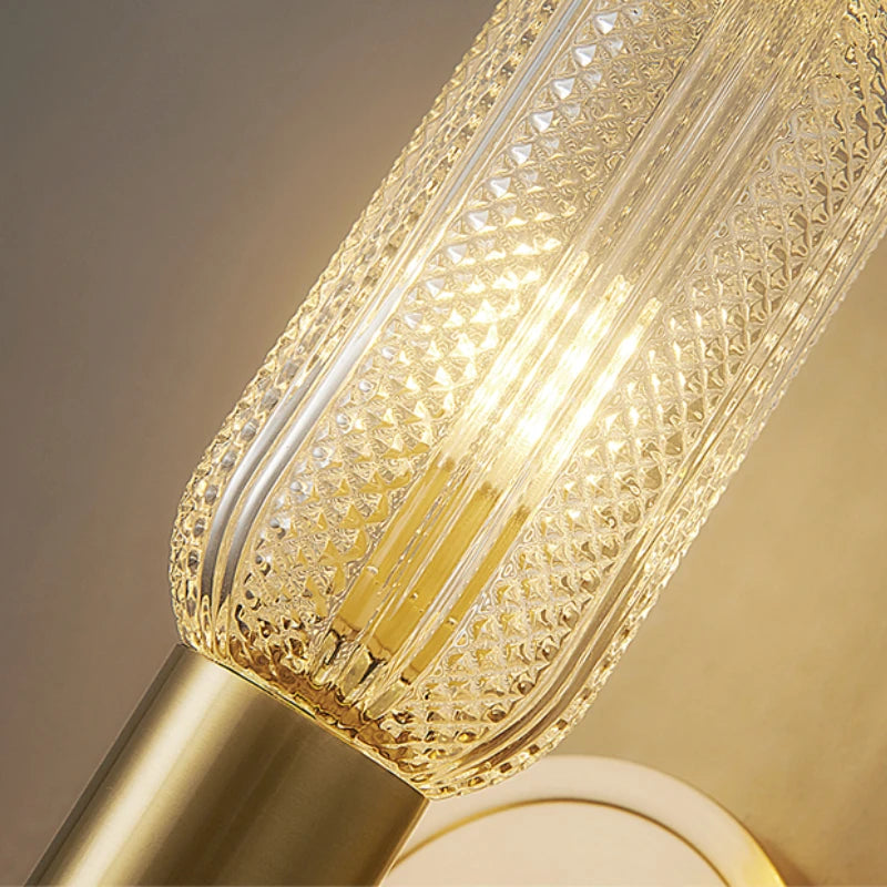 applique murale de luxe en cuivre minimalistes luminaires - vue 6 sur 7