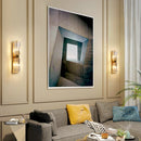 Nordic minimalist luxury glass wall light