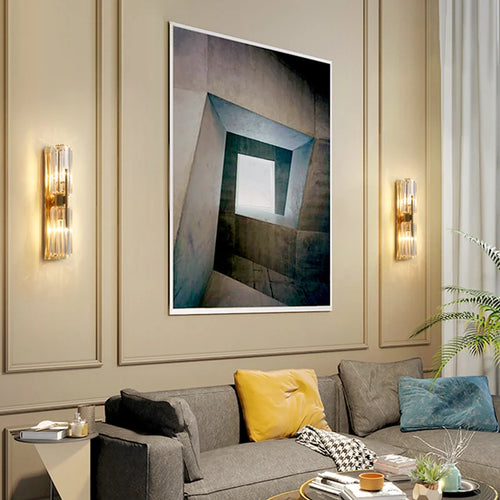 Nordic minimalist luxury glass wall light - vue 6 sur 11
