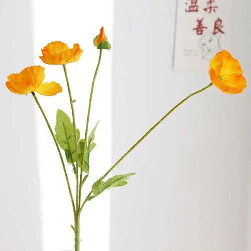 fleurs artificielles coquelicots pour mariage et décoration intérieure - vue 21 sur 25
