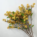 lot de 2 fleurs artificielles en saule des neiges décoratives