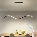 Minimalist aluminium and iron pendant light for home decor