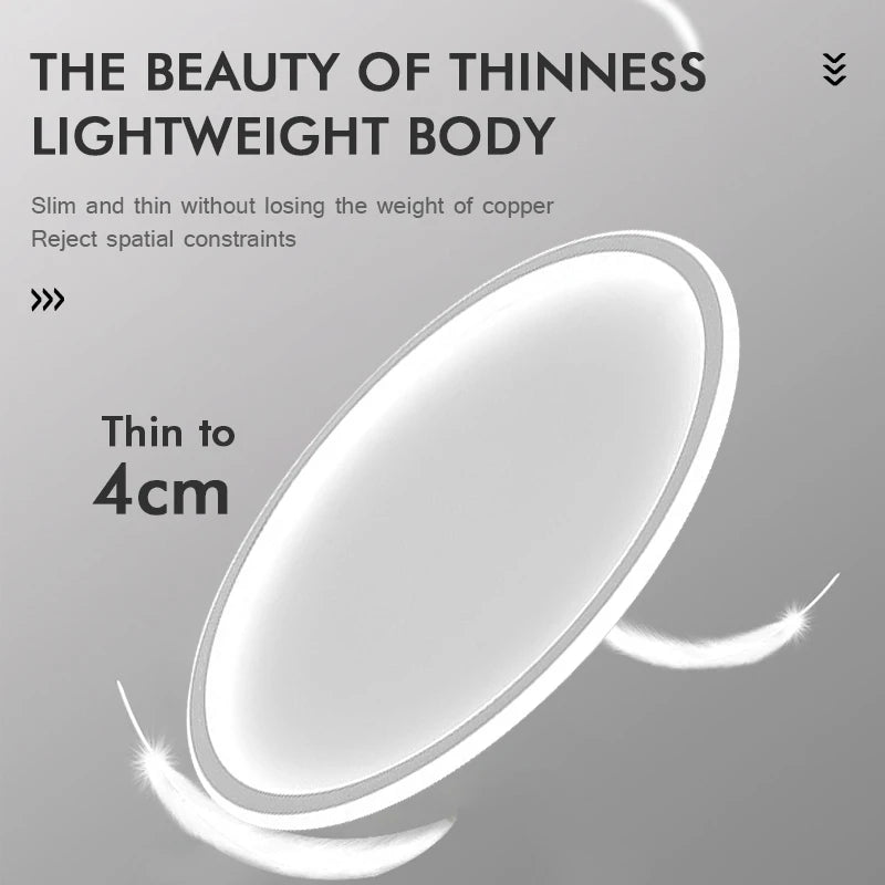 plafonnier led ultra fin avec nuages créatifs éclairage intelligent - vue 5 sur 26