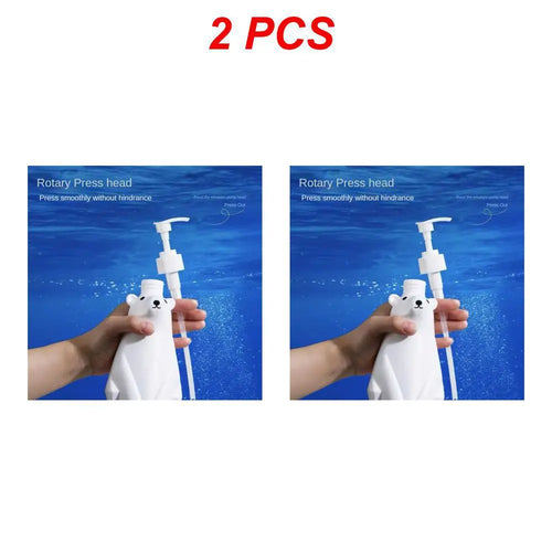 distributeur de lotion ours polaire mignon rechargeable pour savon et shampoing - vue 12 sur 34