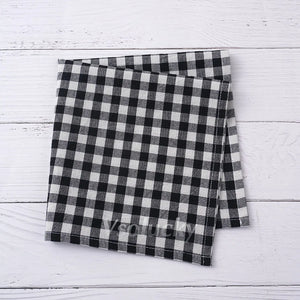 Cotton gingham table napkin country style 42x42 cm