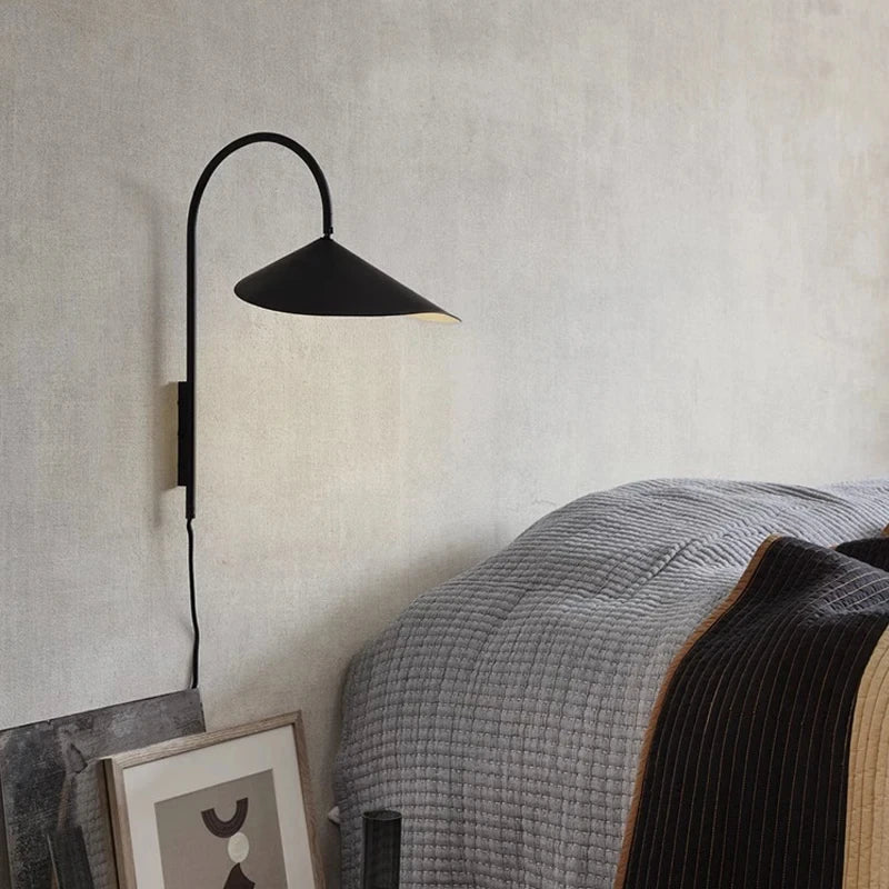 Lampadaire en marbre et pierre réglable