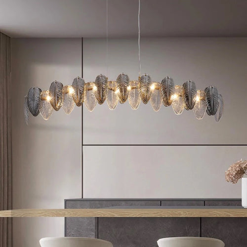 Lustre design arrondi à LED luxe - vue 2 sur 8
