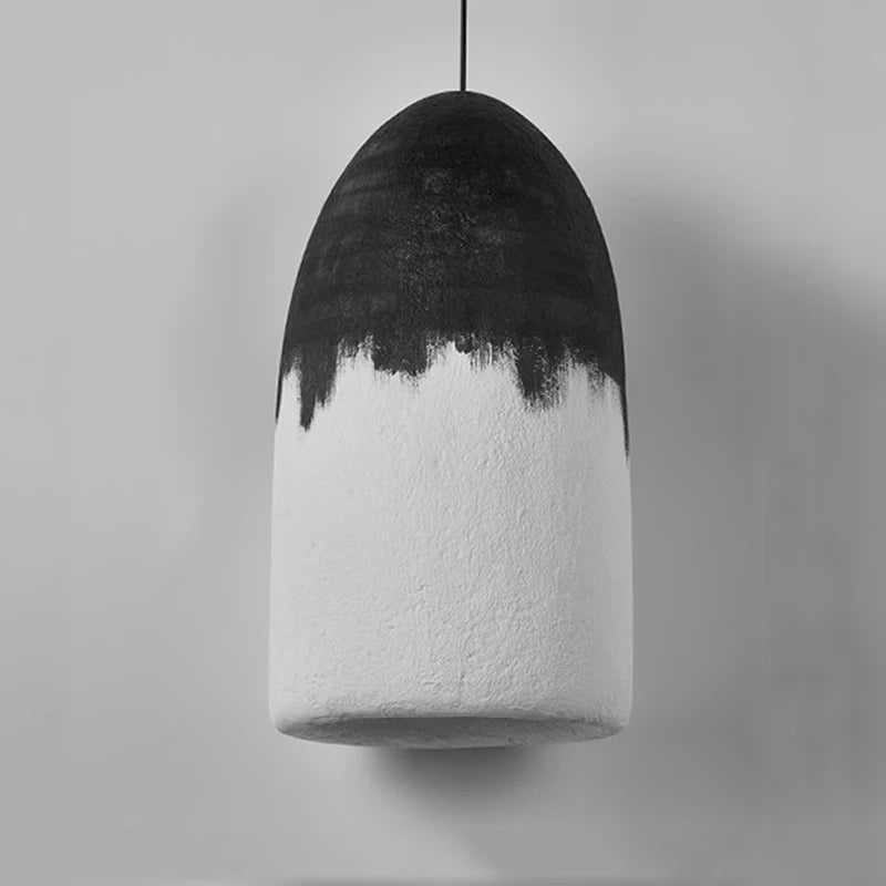 Suspension moderne noir et blanc suspension LED créative Restaurant café Droplight chambre - vue 5 sur 6