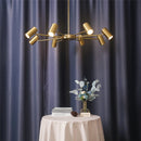 Modern adjustable nordic minimalist multi-head creative chandelier
