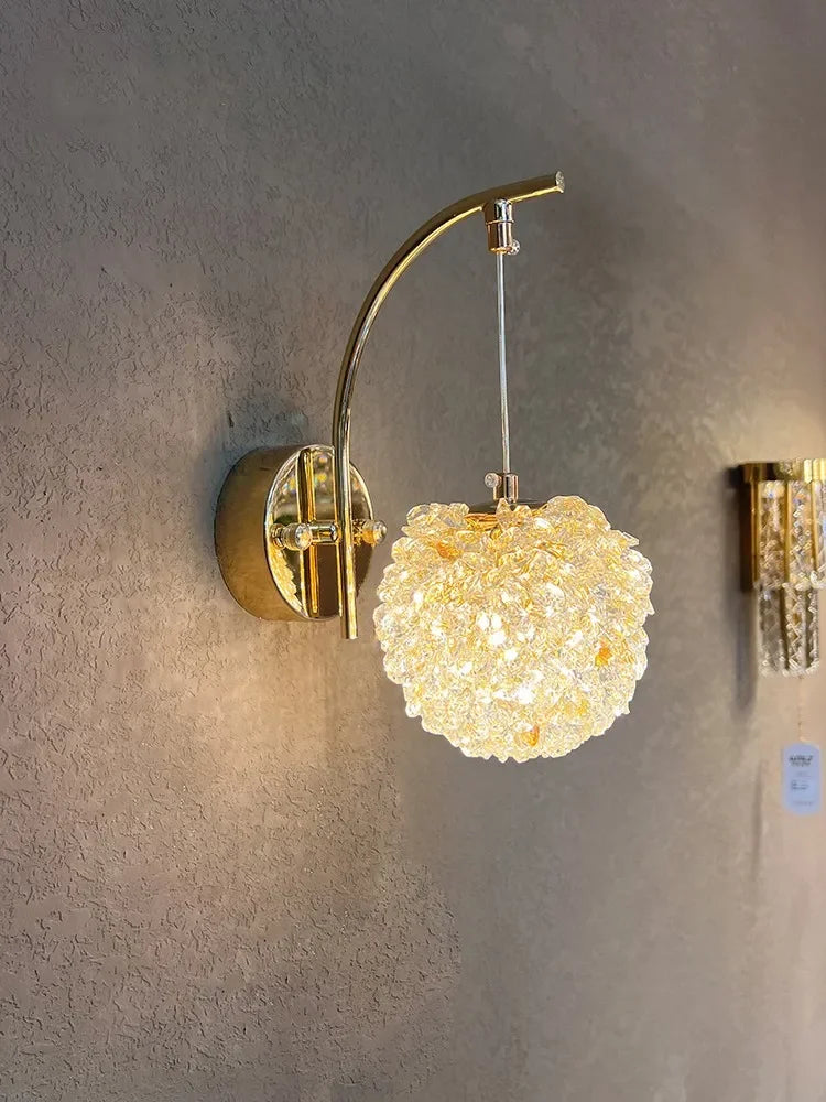 applique murale moderne en cristal pour intérieur élégant - vue 3 sur 11