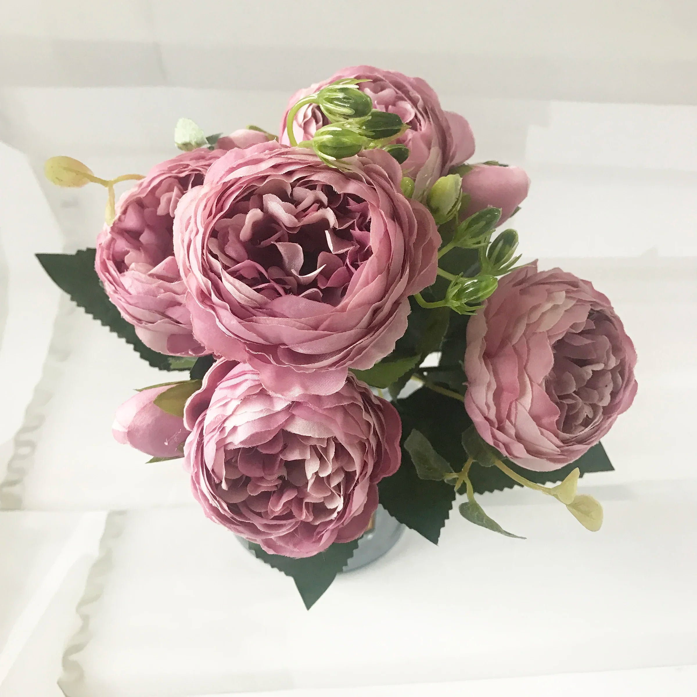 bouquet de pivoines artificielles pour décoration de mariage intérieur - vue 7 sur 17