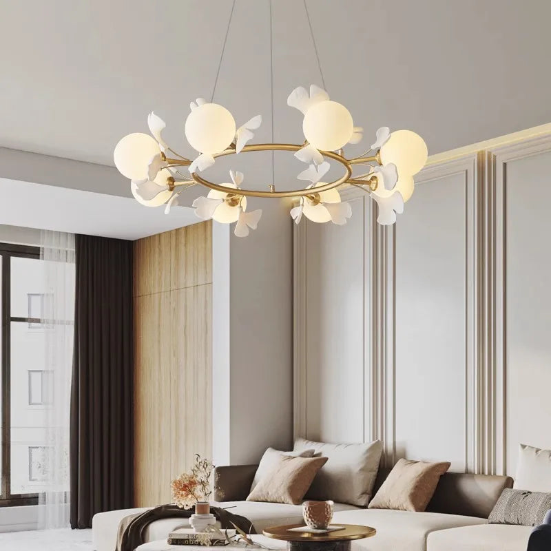 lustre suspension nordique pour éclairage intérieur salon - vue 3 sur 11