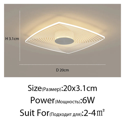 Modern minimalist flower-shaped ceiling light - vue 12 sur 21