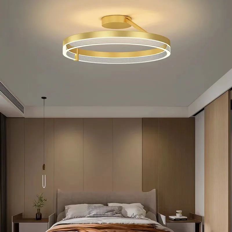 lustre led moderne pour décoration intérieure luminaire plafond - vue 7 sur 12