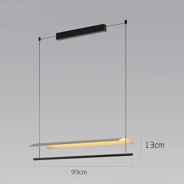 lustre minimaliste scandinave en tuiles pour bureau
