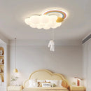 plafonnier led nuage arc-en-ciel pour chambre enfant