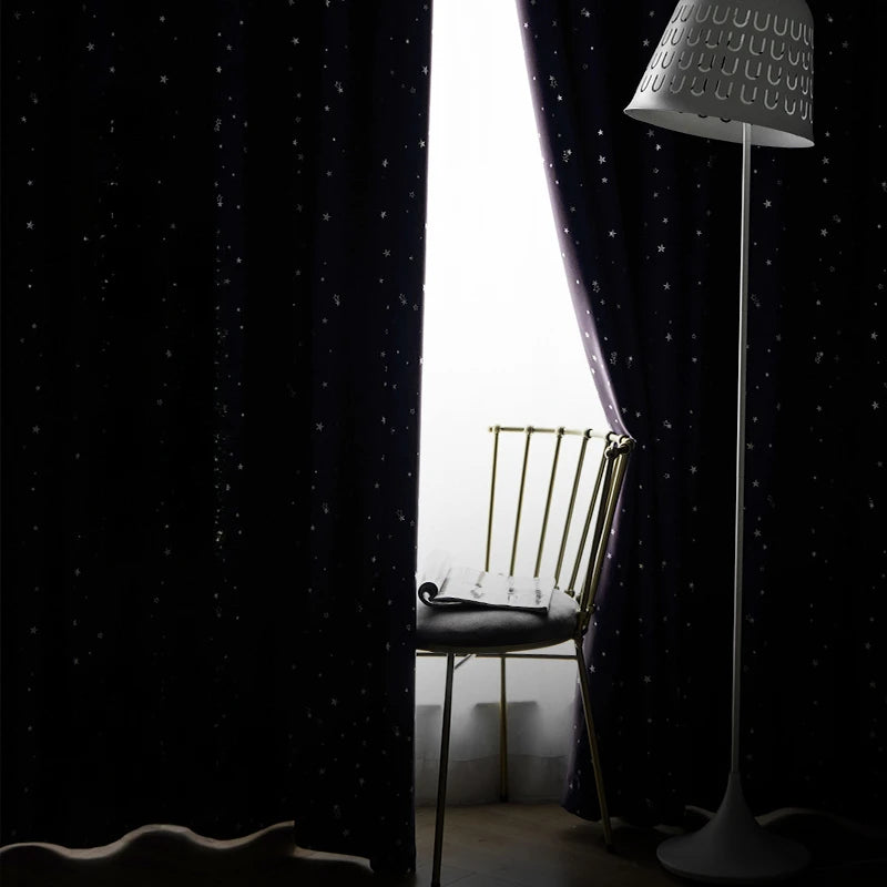 Rideau occultant plissé motif enfant salon chambre balcon - vue 6 sur 12