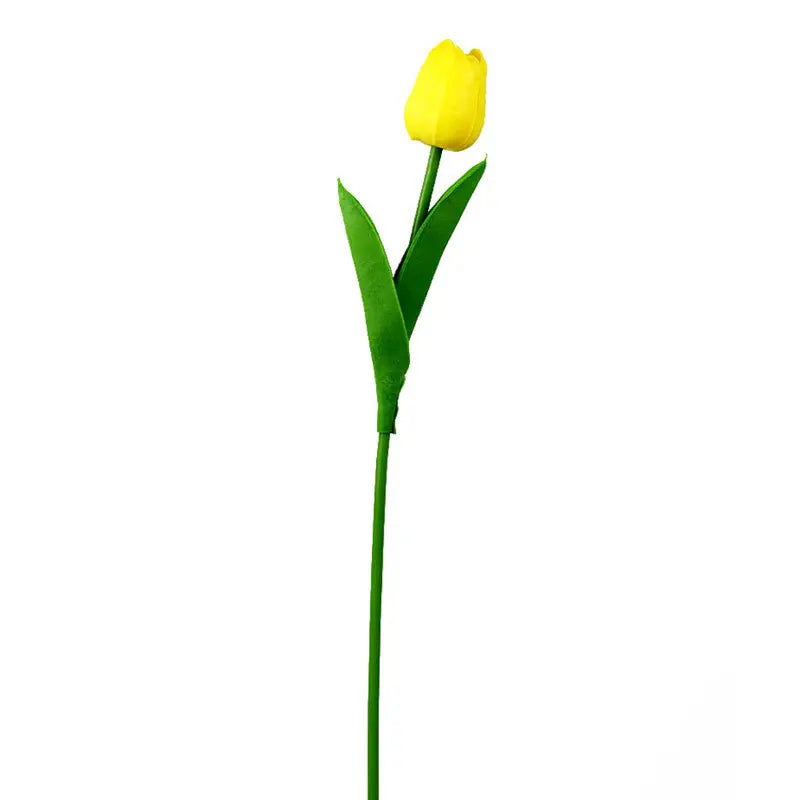 5 Bundles Vibrant Real Touch Artificial Tulips -Faux Flowers - &Home Accent - Weddings,Mother's Day,Valentine's Day - vue 3 sur 10